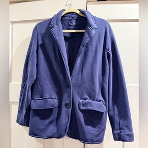 Navy blue Aerie knit blazer - size small